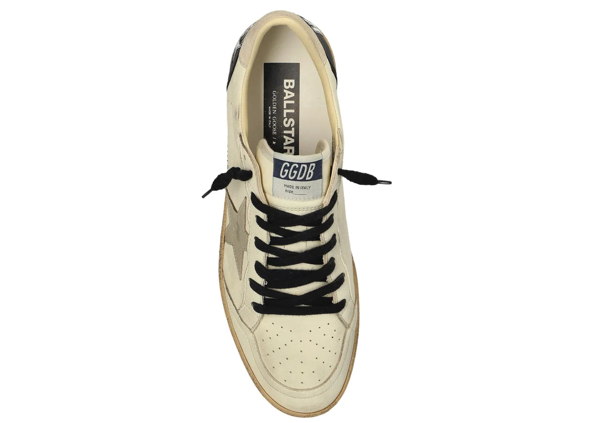 Davenzarry | Golden Goose Ball-Star Light Beige Leather | View 4