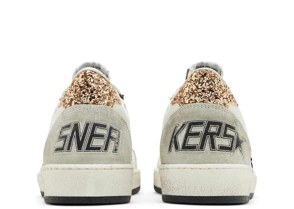 Davenzarry | Golden Goose Ball-Star White Black Gold Ice - Women's | View 3