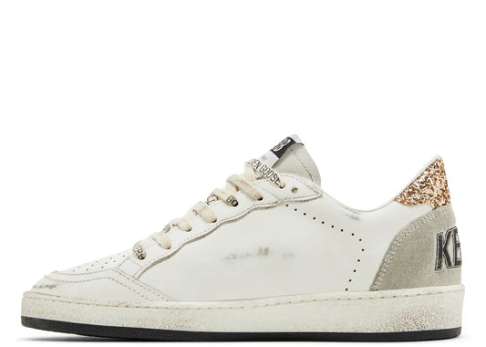 Davenzarry | Golden Goose Ball-Star White Black Gold Ice - Women's | View 2