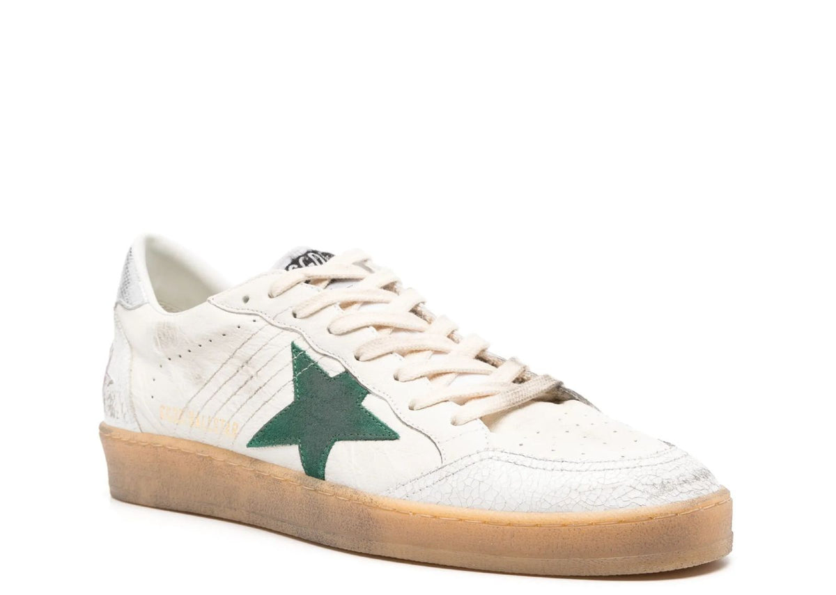 Davenzarry | Golden Goose Ball-Star White Green Silver | View 2