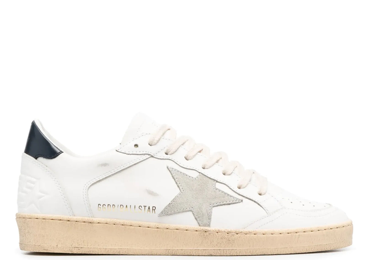 Davenzarry | Golden Goose Ball-Star White Leather | View 1