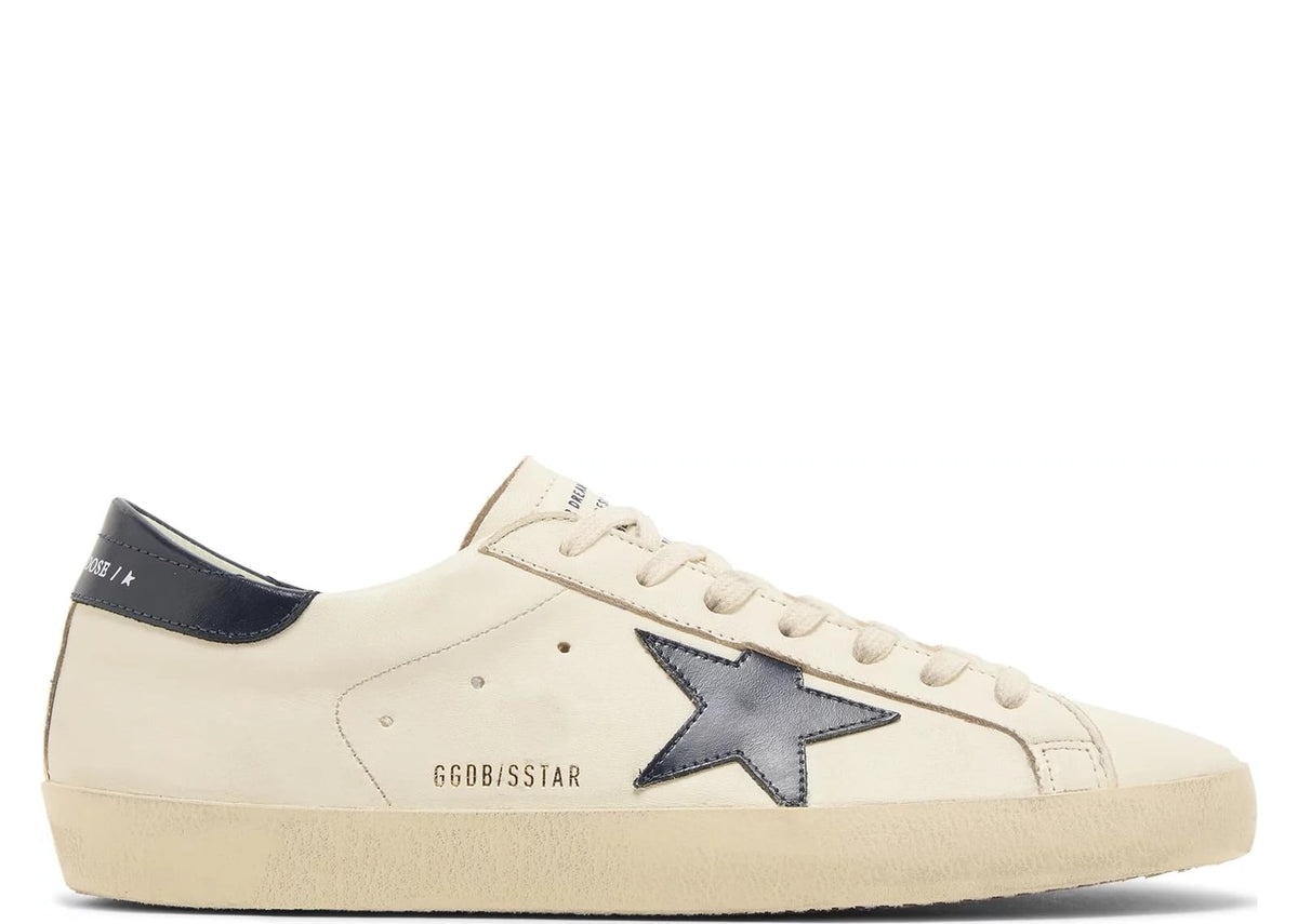 Davenzarry | Golden Goose Super-Star Beige Night Blue | View 1