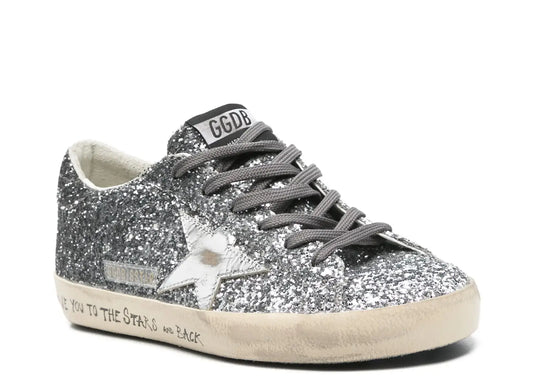 Davenzarry | Golden Goose Super-Star Glitter Love You To The Stars And Back - Women's | View 2