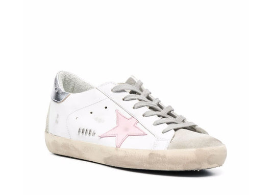 Davenzarry | Golden Goose Super-Star Ice White Orchid Pink - Women's | View 2