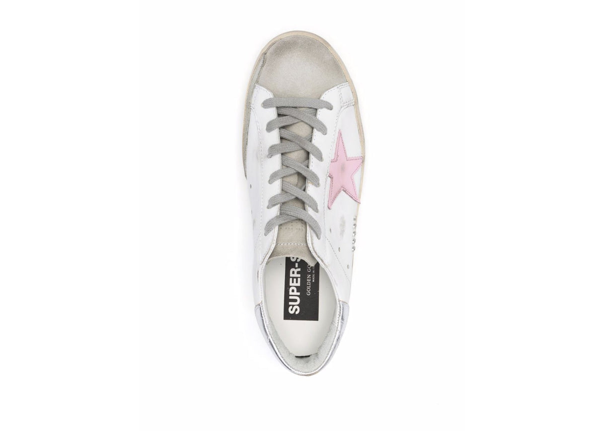Davenzarry | Golden Goose Super-Star Ice White Orchid Pink - Women's | View 4