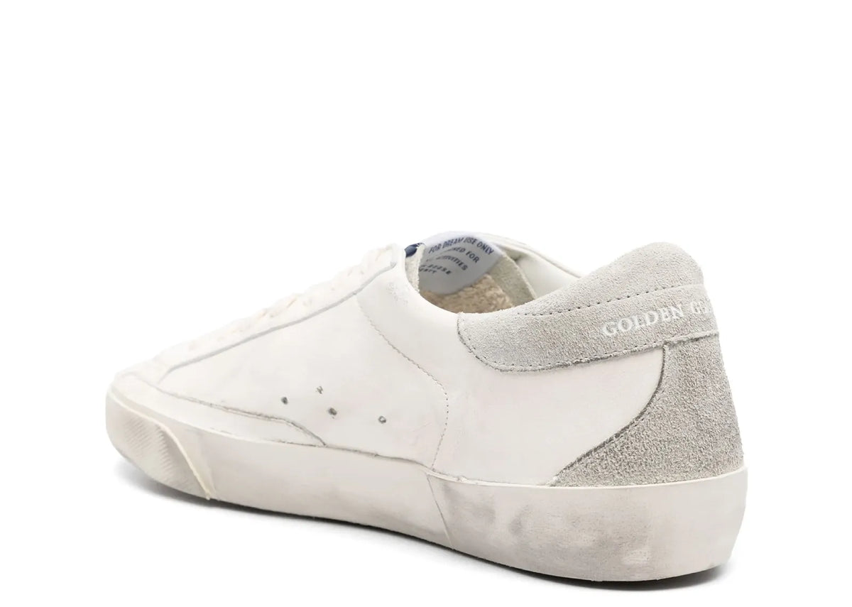 Davenzarry | Golden Goose Super-Star Off White Leather Beige Heel | View 3