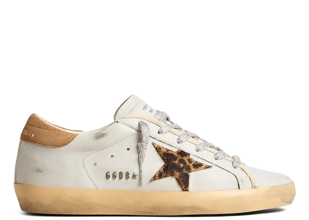 Davenzarry | Golden Goose Super-Star Powder Blue Leopard Star - Women's | View 1