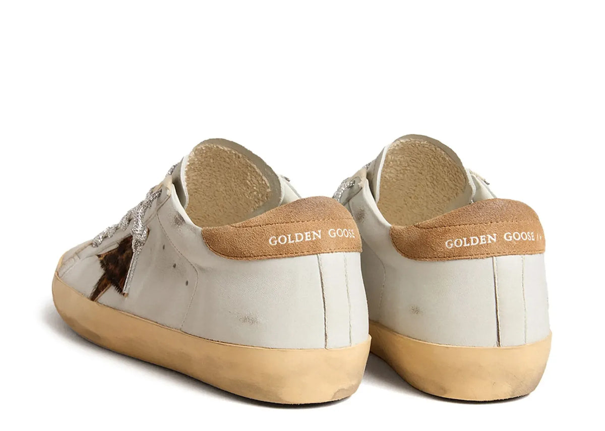 Davenzarry | Golden Goose Super-Star Powder Blue Leopard Star - Women's | View 3