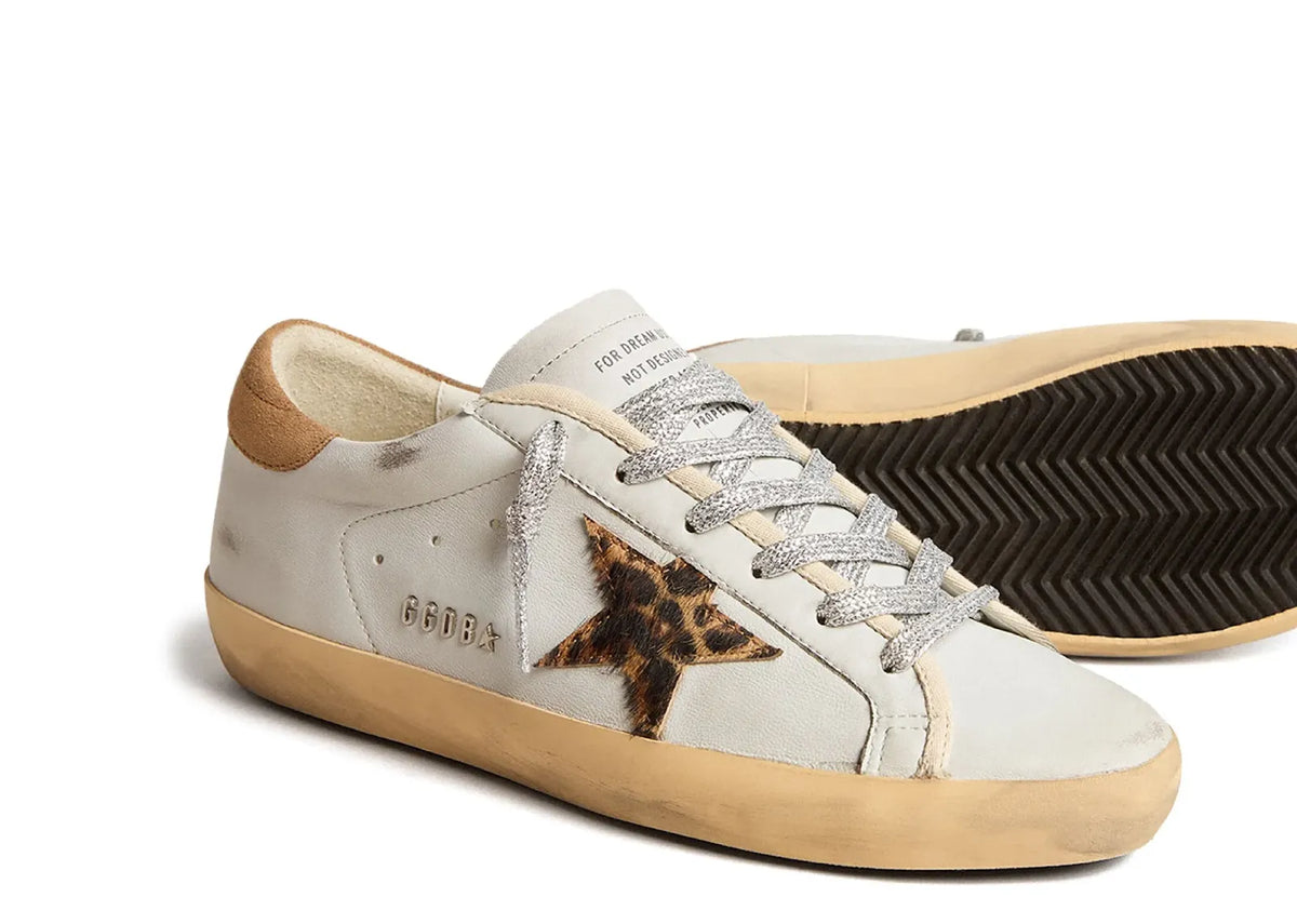 Davenzarry | Golden Goose Super-Star Powder Blue Leopard Star - Women's | View 2