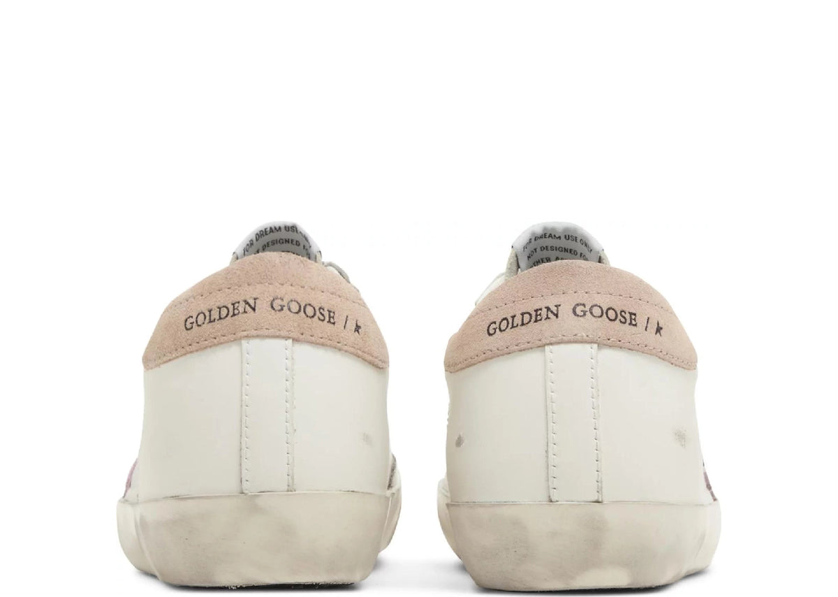 Davenzarry | Golden Goose Super-Star White Antique Pink - Women's | View 4