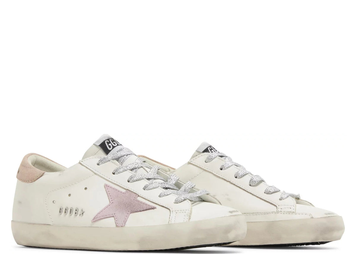 Davenzarry | Golden Goose Super-Star White Antique Pink - Women's | View 2