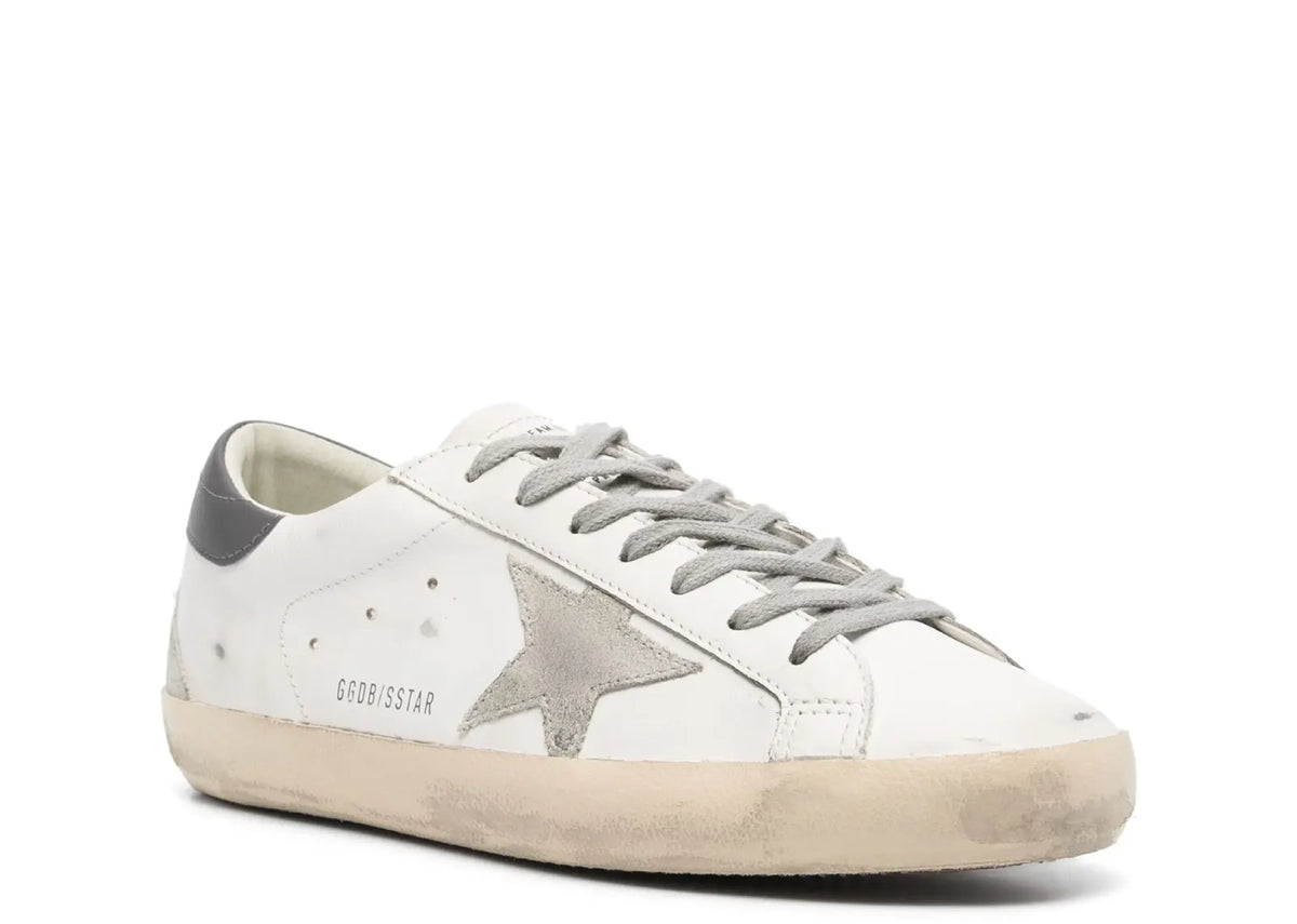 Davenzarry | Golden Goose Super-Star White Gray Distressed | View 2