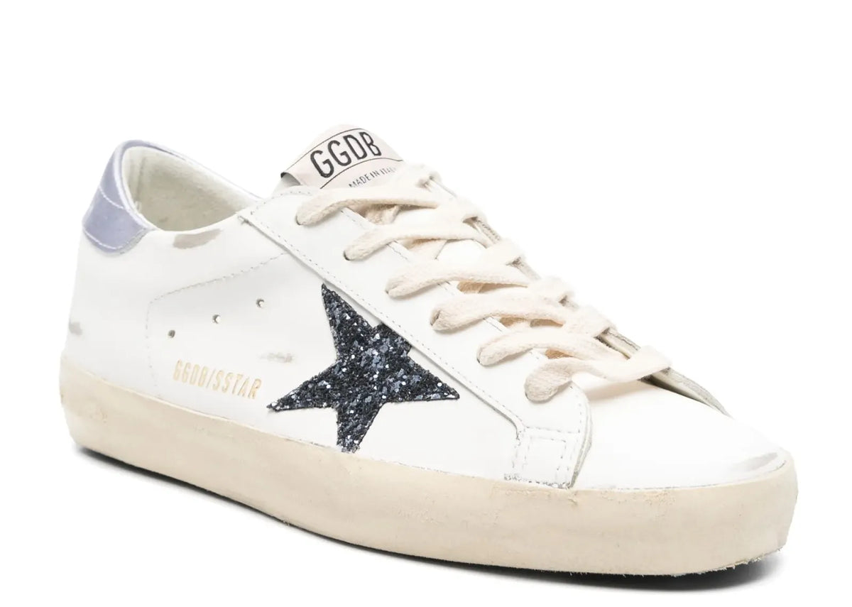 Davenzarry | Golden Goose Super-Star White Leather Padded Ankle - Women's | View 2