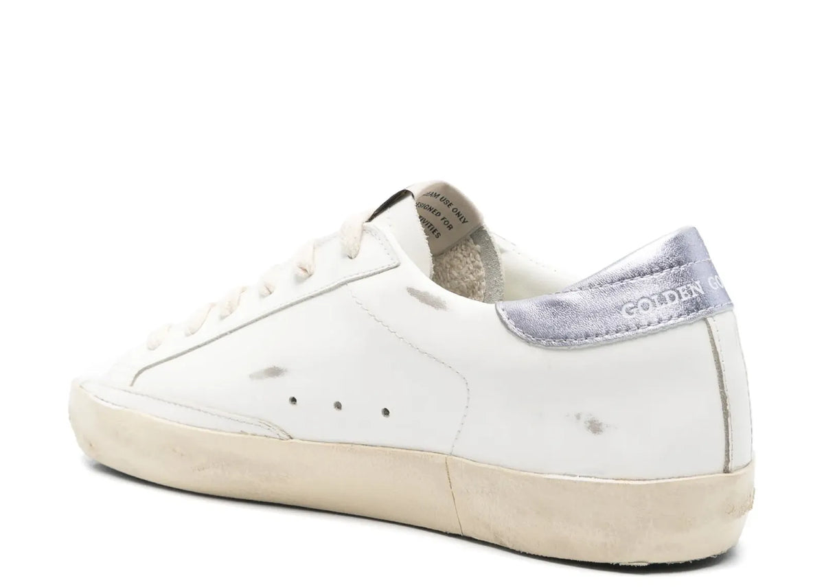 Davenzarry | Golden Goose Super-Star White Leather Padded Ankle - Women's | View 3