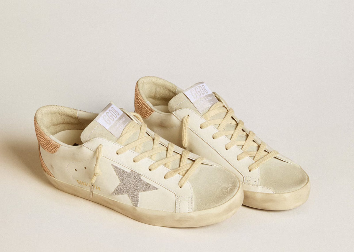 Davenzarry | Golden Goose Super-Star White Silver Swarovski Crystal Star - Women's | View 2