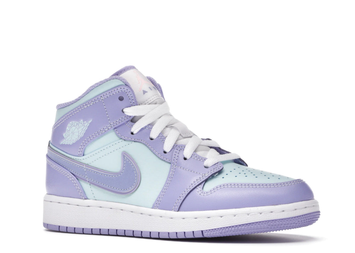 Davenzarry | Air Jordan 1 Mid 'Purple Aqua' | View 3