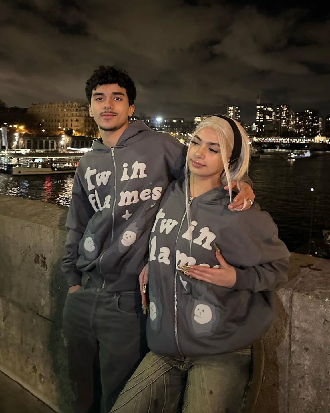 Fushya X Broken Planet Twin Flames Hoodie