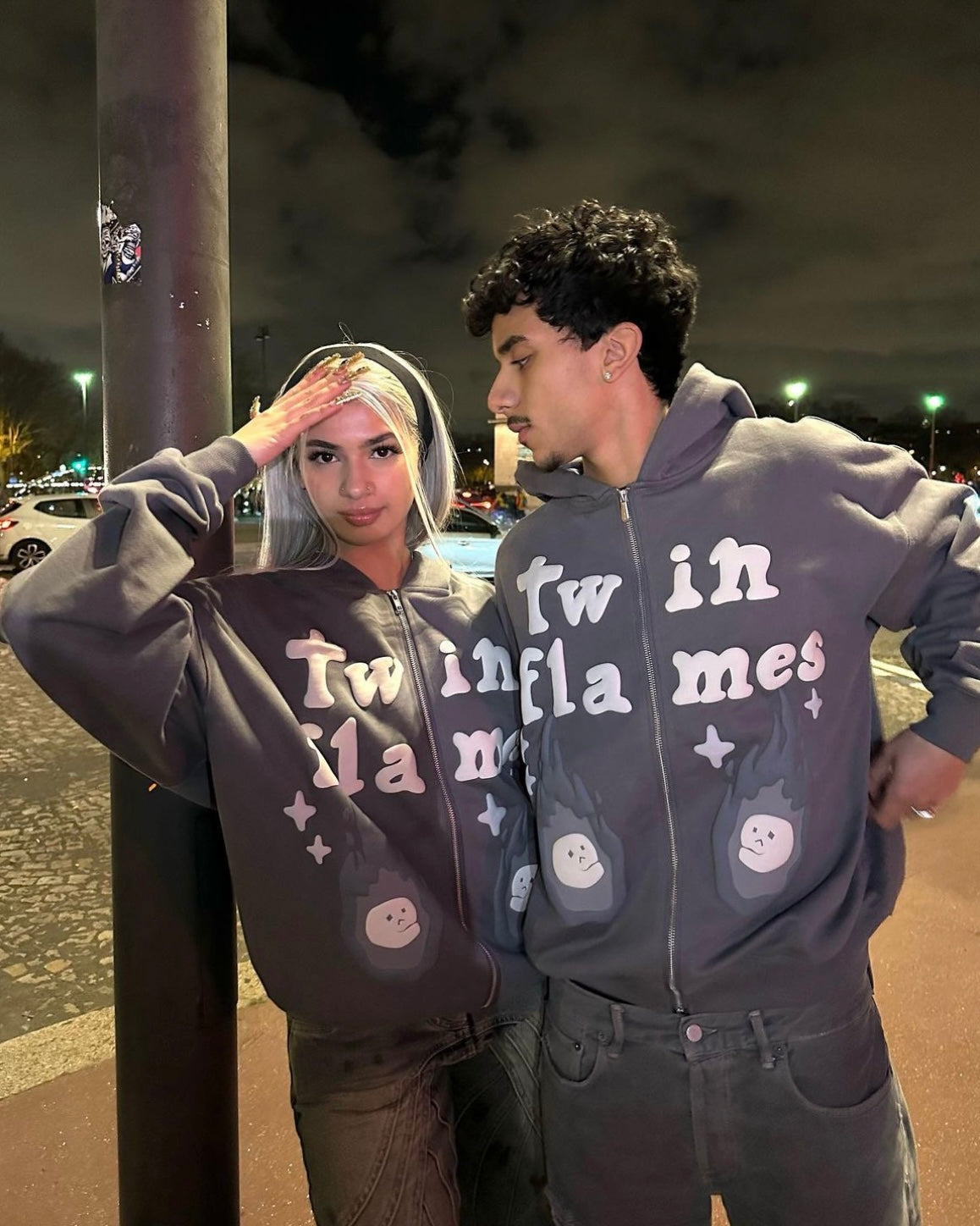 Fushya X Broken Planet Twin Flames Hoodie