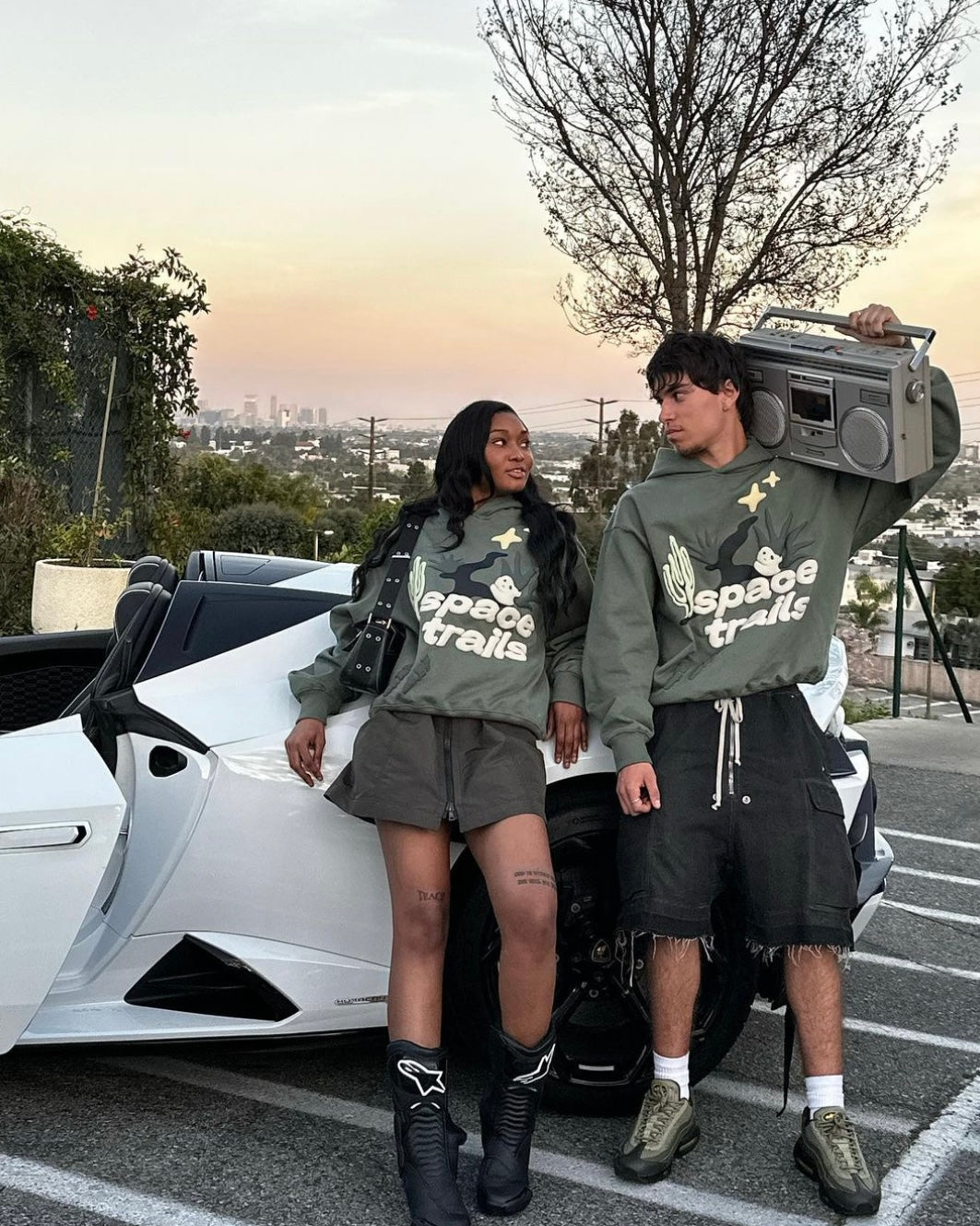 Fushya X Broken Planet Space Trails Hoodie