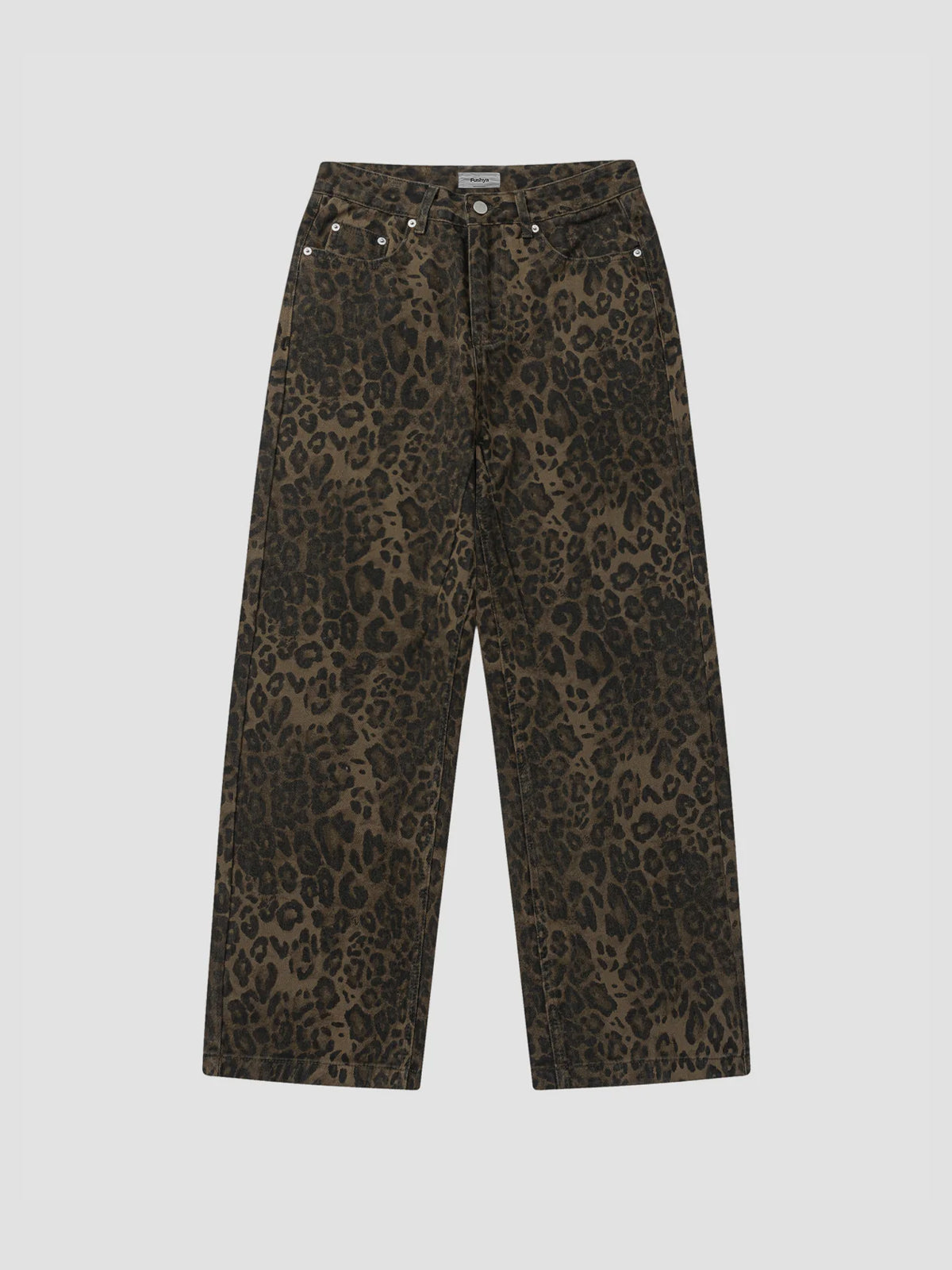 Fushya "Street Star" Leopard Baggy Jean