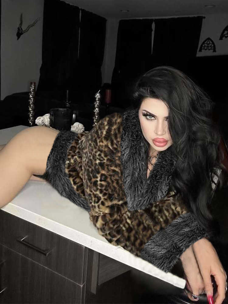 Fushya Leopar Kürk Ceket 