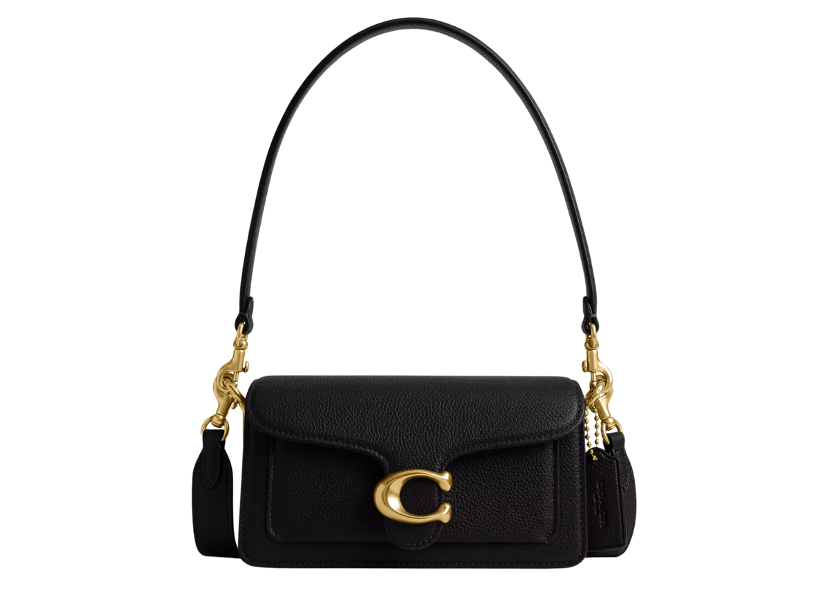 Davenzarry | Coach Tabby Shoulder Bag 20 Brass/Black | View 1