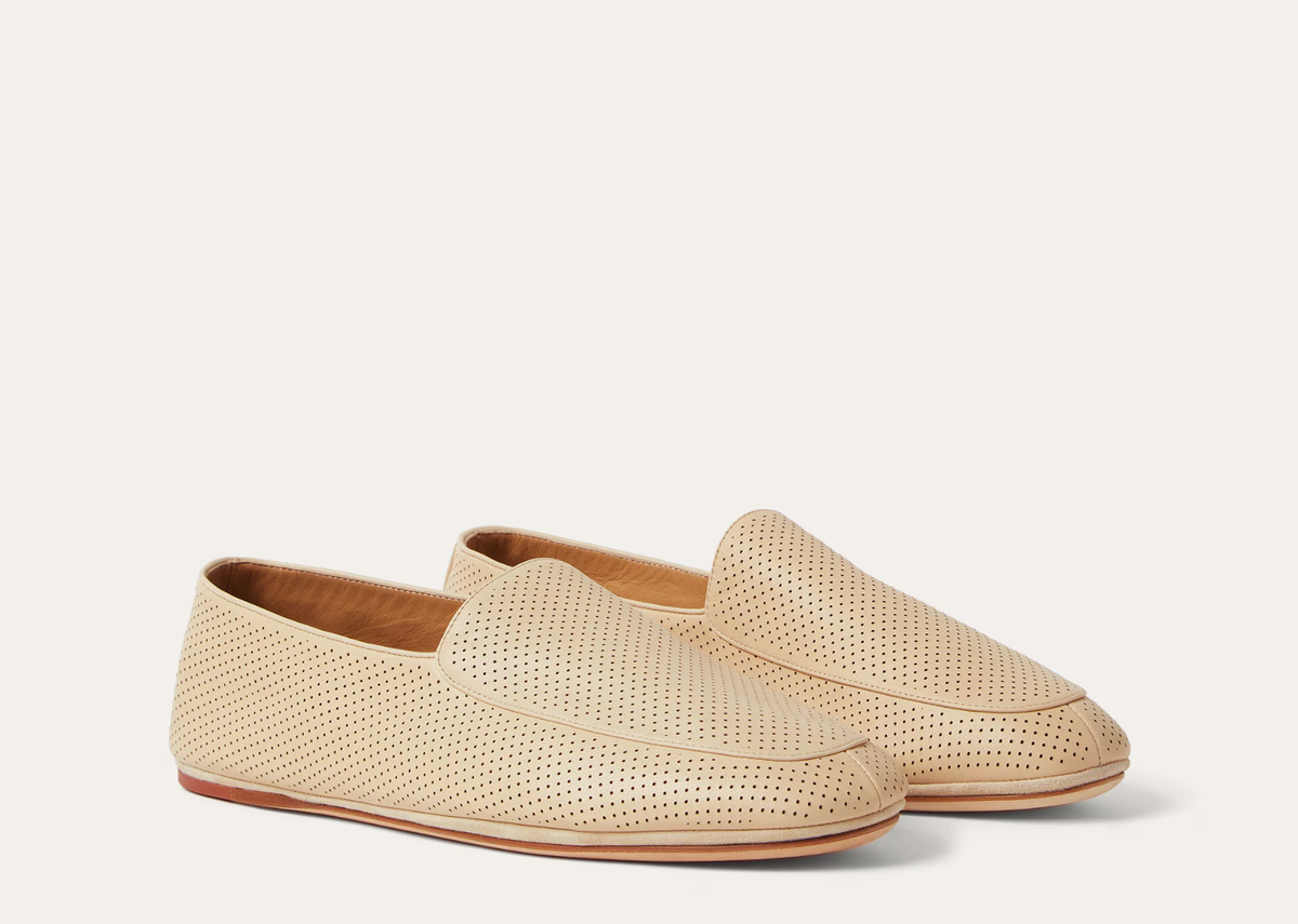 Davenzarry | Loro Piana Anton Walk Loafer Lambskin Desert Bloom | View 2