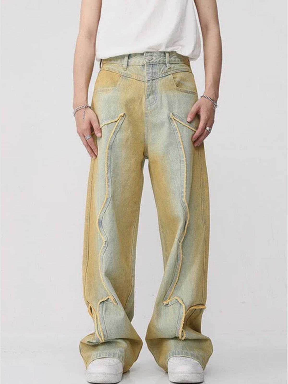 Fushya "Street Star" Wash Yellow Jean