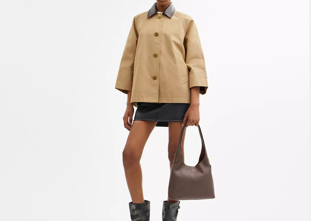 Davenzarry | Coach Brooklyn Shoulder Bag 28 Brass/Dark Stone | View 5