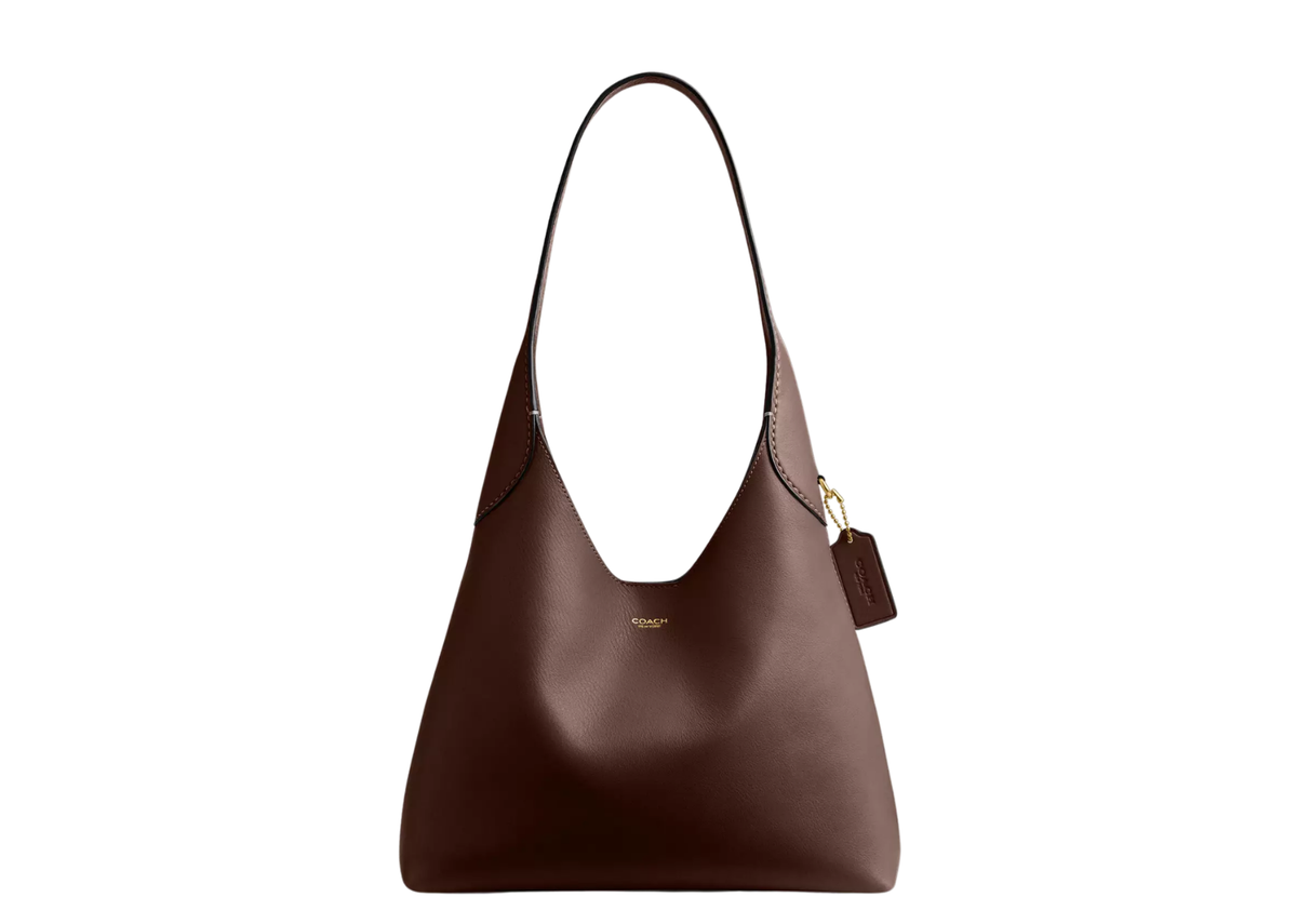 Davenzarry | Coach Brooklyn Shoulder Bag 28 Brass/Maple | View 1