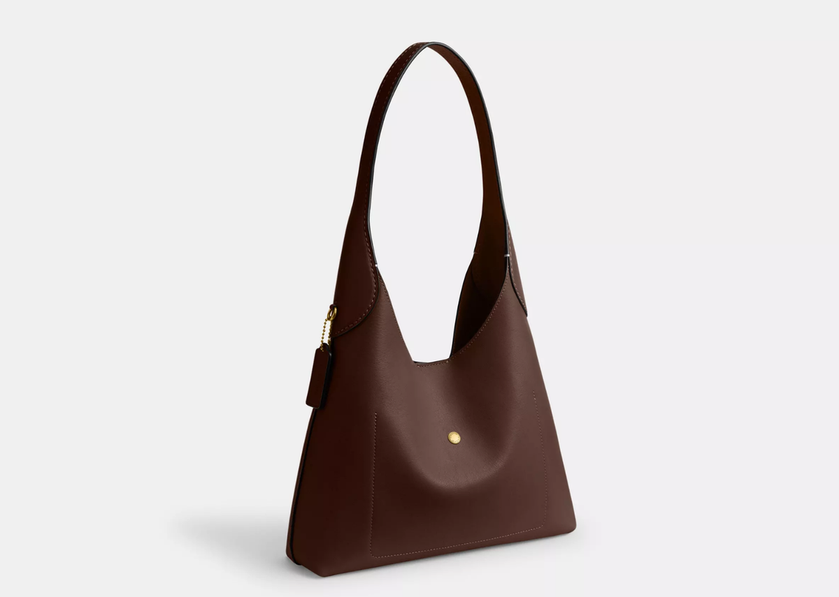 Davenzarry | Coach Brooklyn Shoulder Bag 28 Brass/Maple | View 2