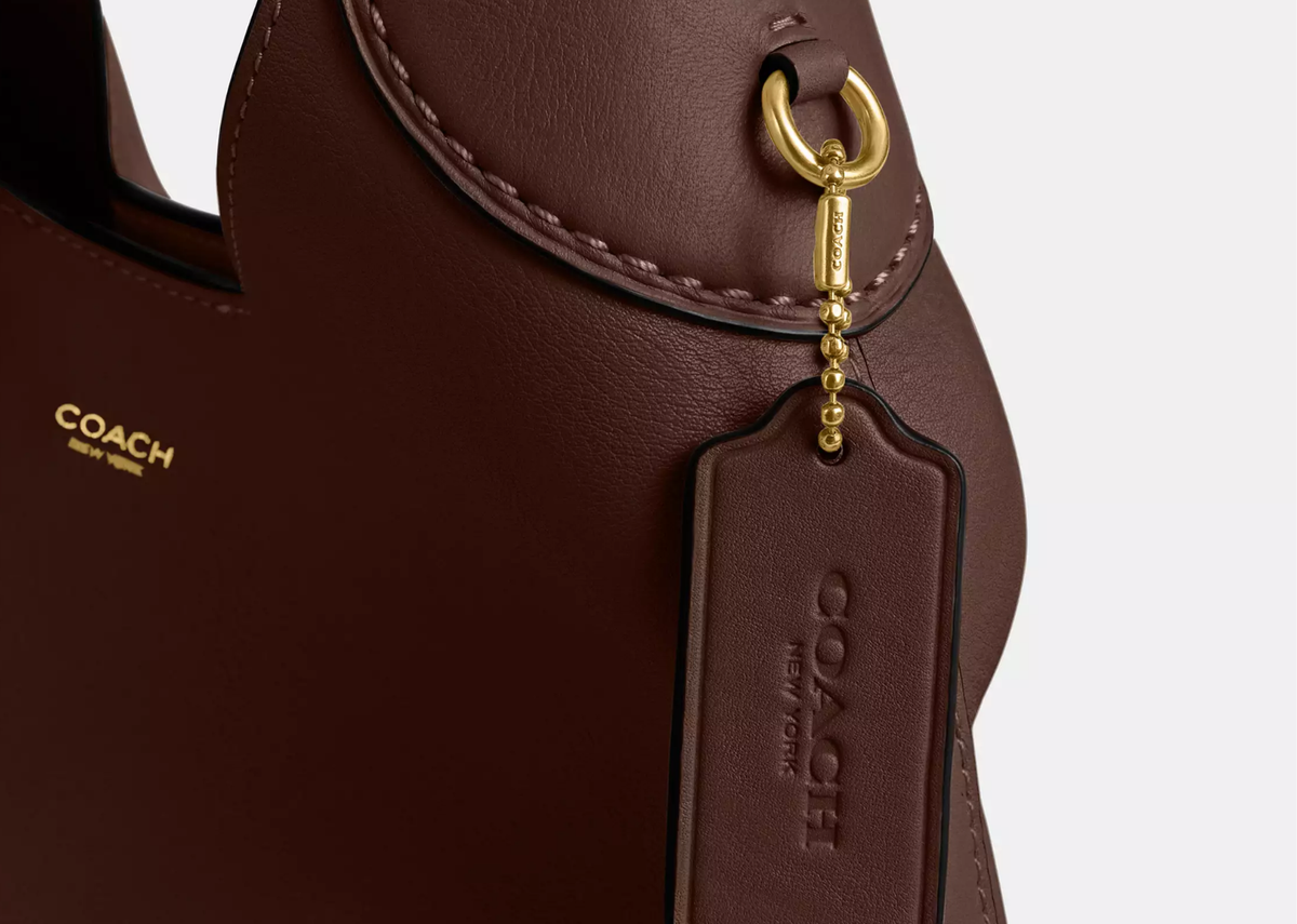 Davenzarry | Coach Brooklyn Shoulder Bag 28 Brass/Maple | View 4