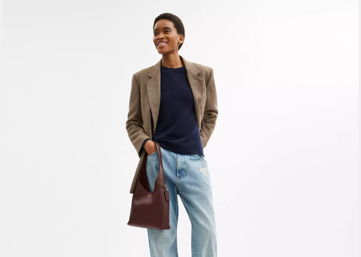 Davenzarry | Coach Brooklyn Shoulder Bag 28 Brass/Maple | View 5