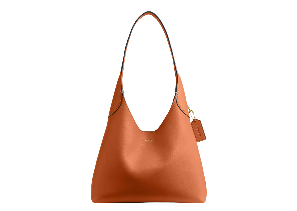 Davenzarry | Coach Brooklyn Shoulder Bag 28 Brass/Toffee | View 1