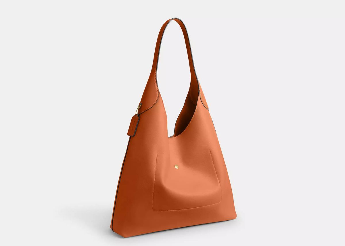 Davenzarry | Coach Brooklyn Shoulder Bag 28 Brass/Toffee | View 2