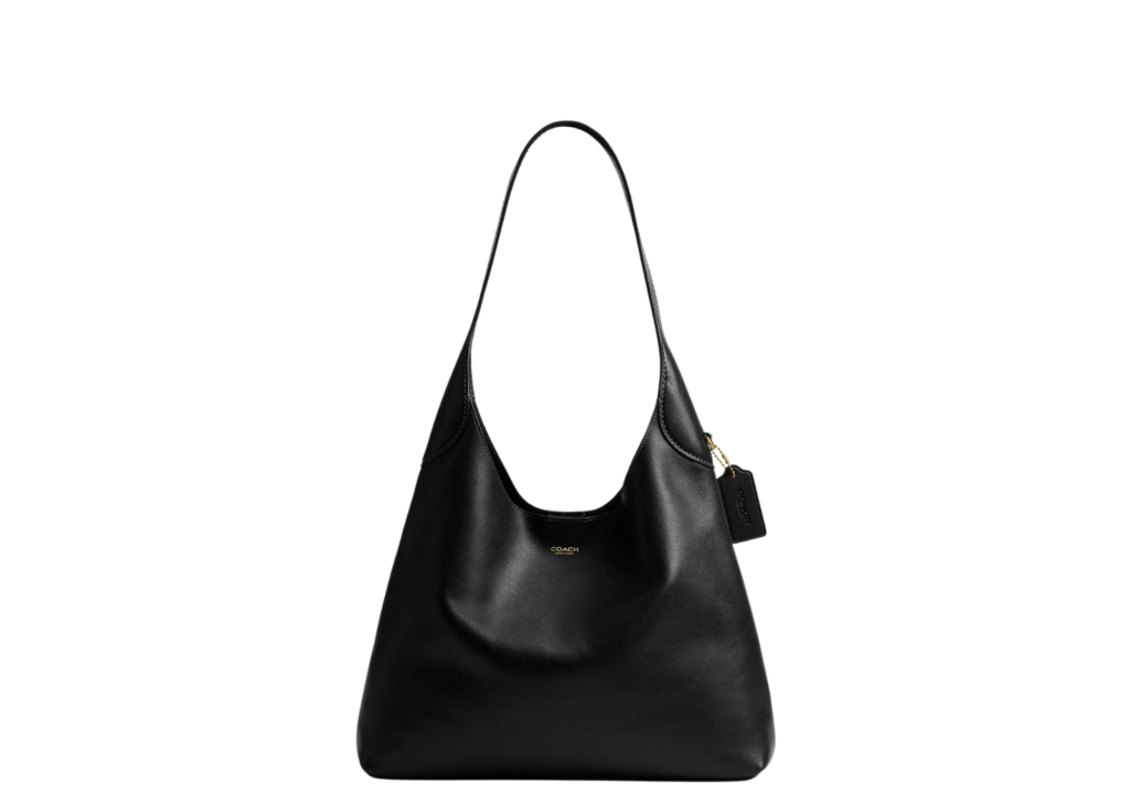 Davenzarry | Coach Brooklyn Shoulder Bag 34 Brass/Black | View 6
