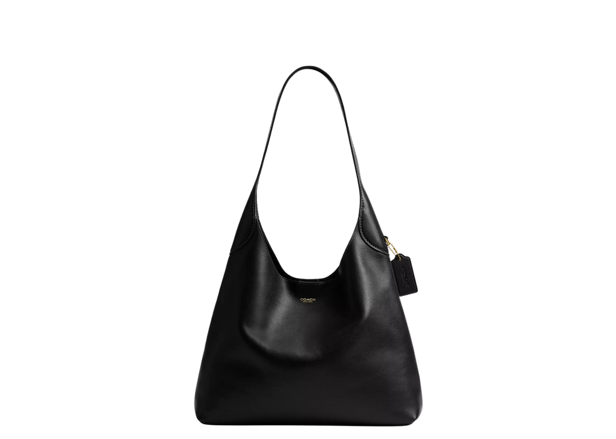 Davenzarry | Coach Brooklyn Shoulder Bag 34 Brass/Black | View 1