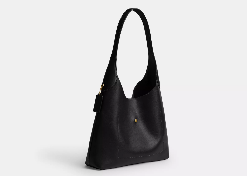 Davenzarry | Coach Brooklyn Shoulder Bag 34 Brass/Black | View 7