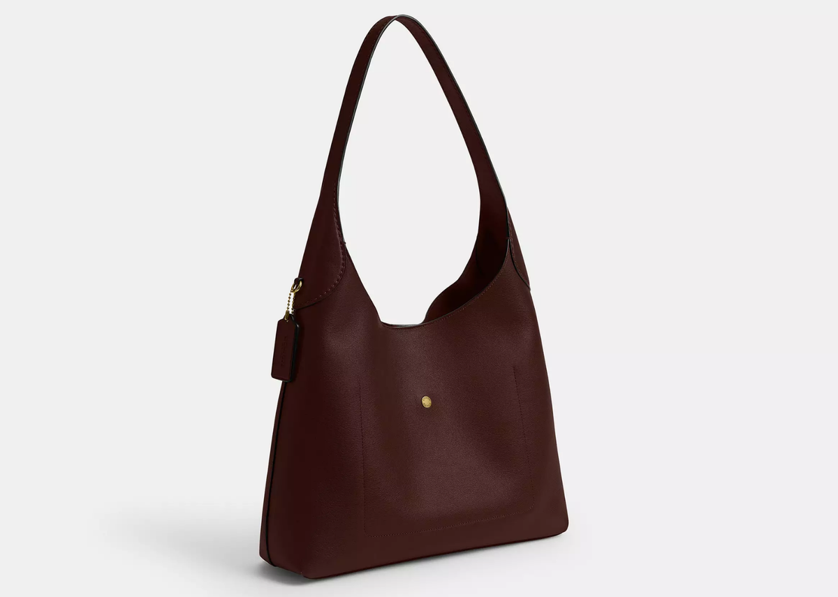 Davenzarry | Coach Brooklyn Shoulder Bag 34 Brass/Maple | View 2
