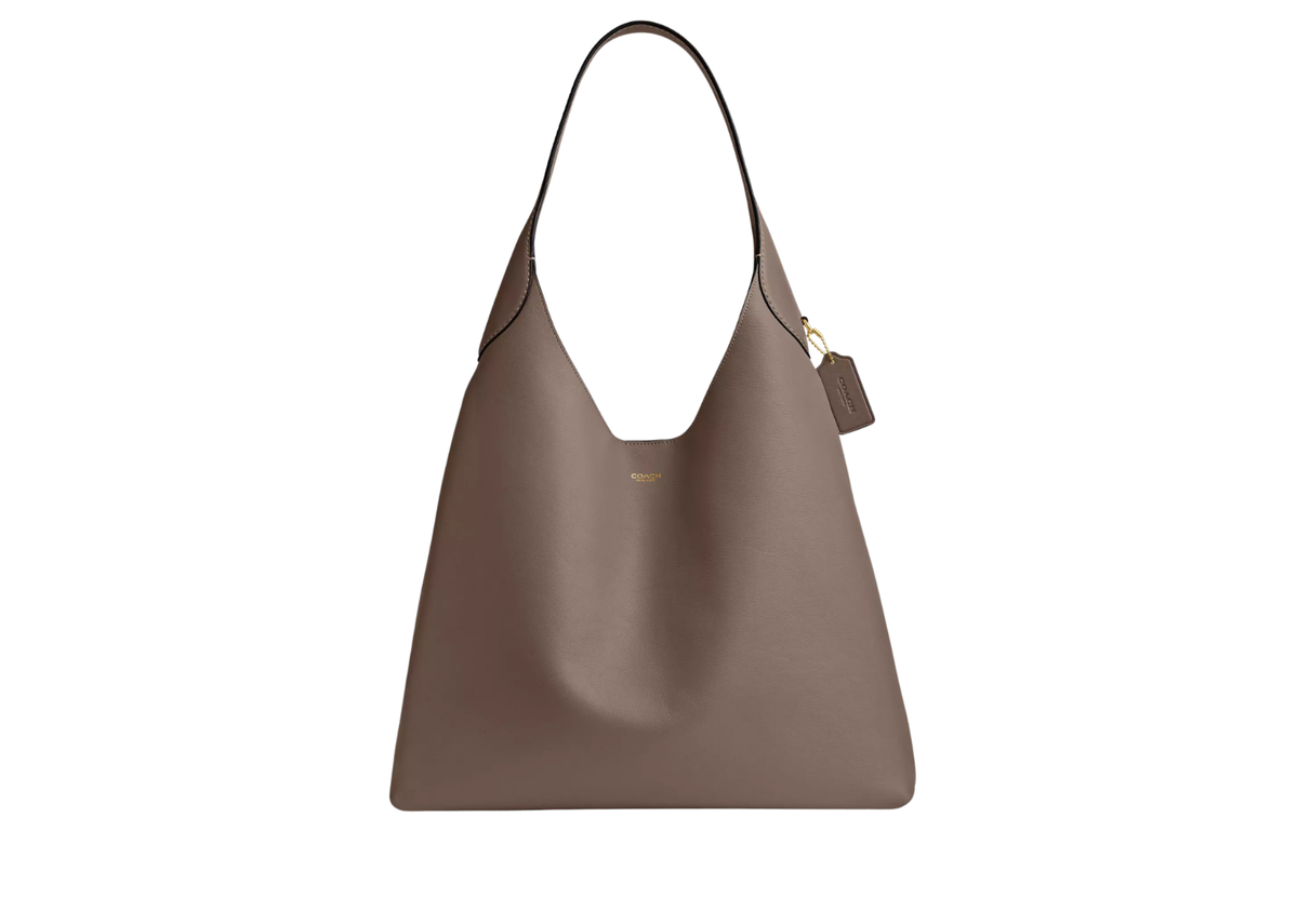 Davenzarry | Coach Brooklyn Shoulder Bag 39 Brass/Dark Stone | View 1
