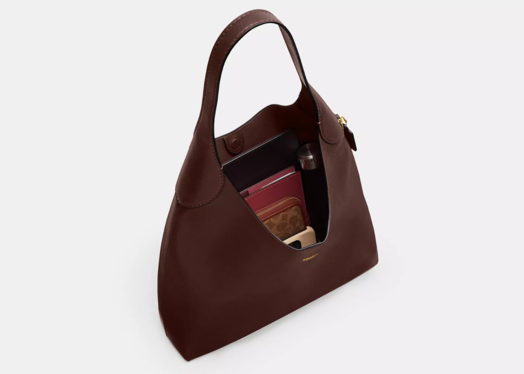 Davenzarry | Coach Brooklyn Shoulder Bag 39 Brass/Maple | View 5