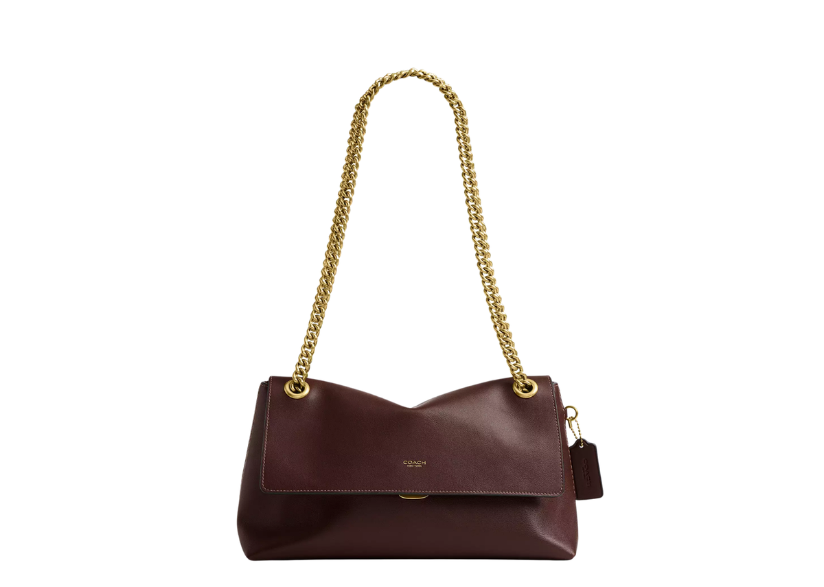 Davenzarry | Coach Chelsea Shoulder Bag 30 With Chain Brass/Maple | View 1