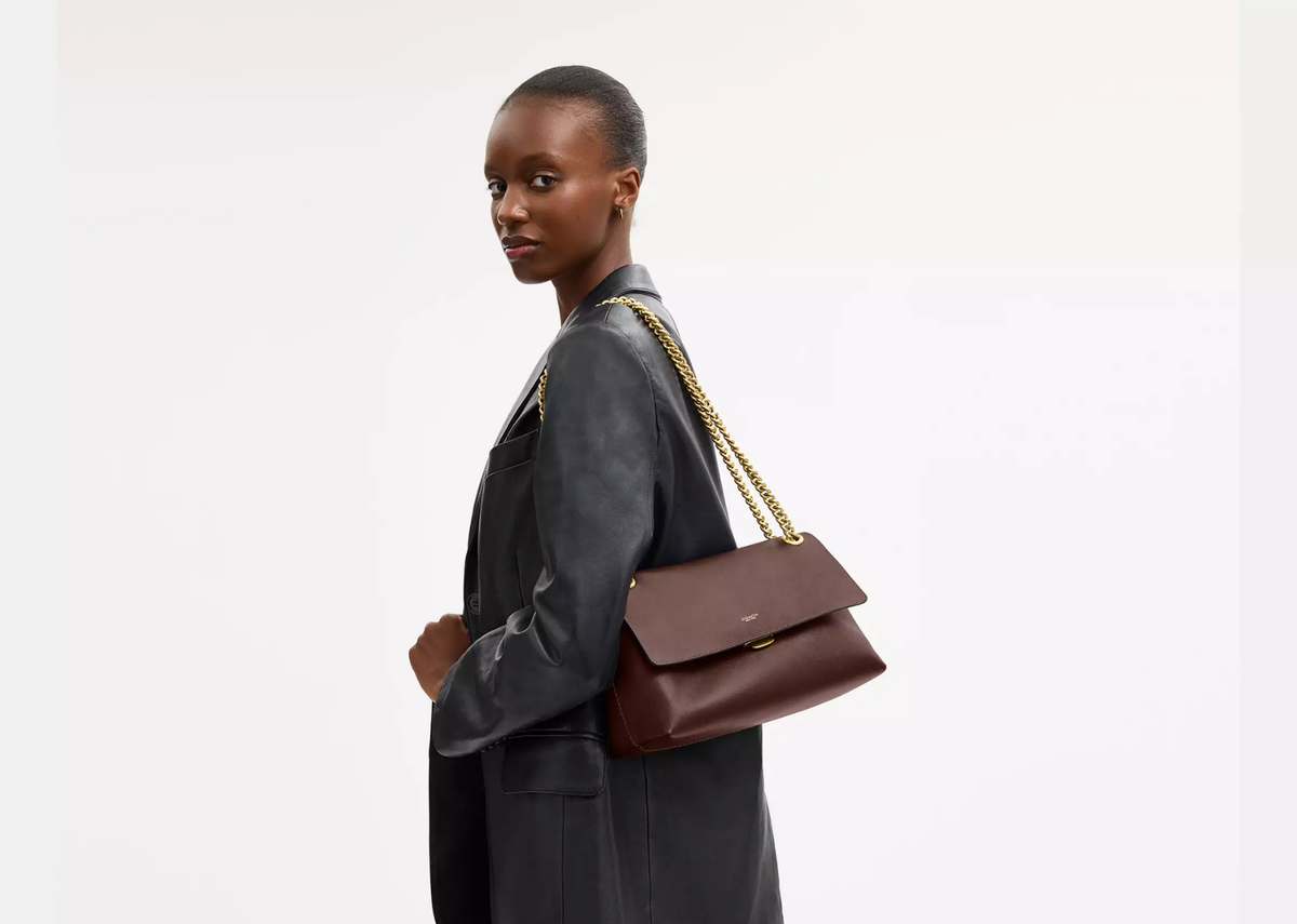 Davenzarry | Coach Chelsea Shoulder Bag 30 With Chain Brass/Maple | View 5