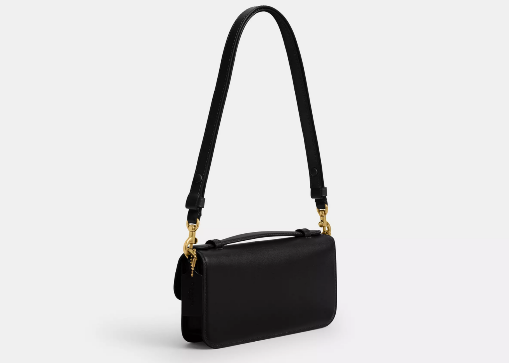 Davenzarry | Coach Elora Top Handle Crossbody Bag Brass/Black | View 5