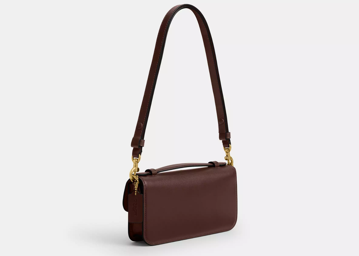Davenzarry | Coach Elora Top Handle Crossbody Bag Brass/Maple | View 2