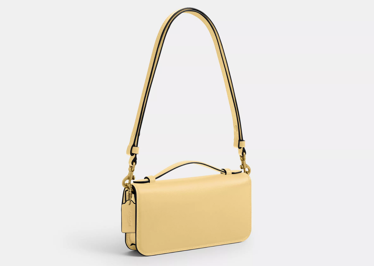Davenzarry | Coach Elora Top Handle Crossbody Bag Brass/Yellow | View 2
