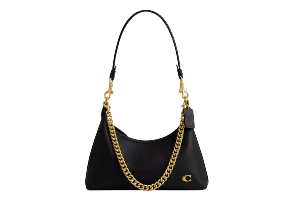 Davenzarry | Coach Juliet Shoulder Bag 25 Brass/Black | View 4
