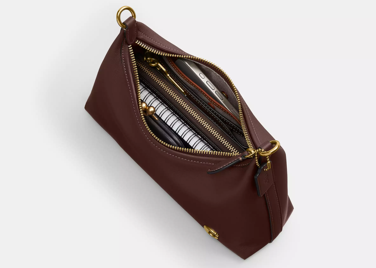 Davenzarry | Coach Juliet Shoulder Bag 25 Brass/Maple | View 3
