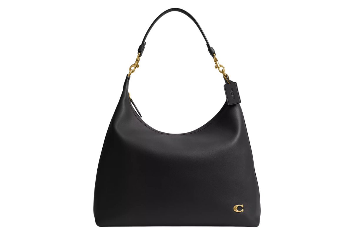 Davenzarry | Coach Juliet Shoulder Bag 38 Brass/Black | View 1