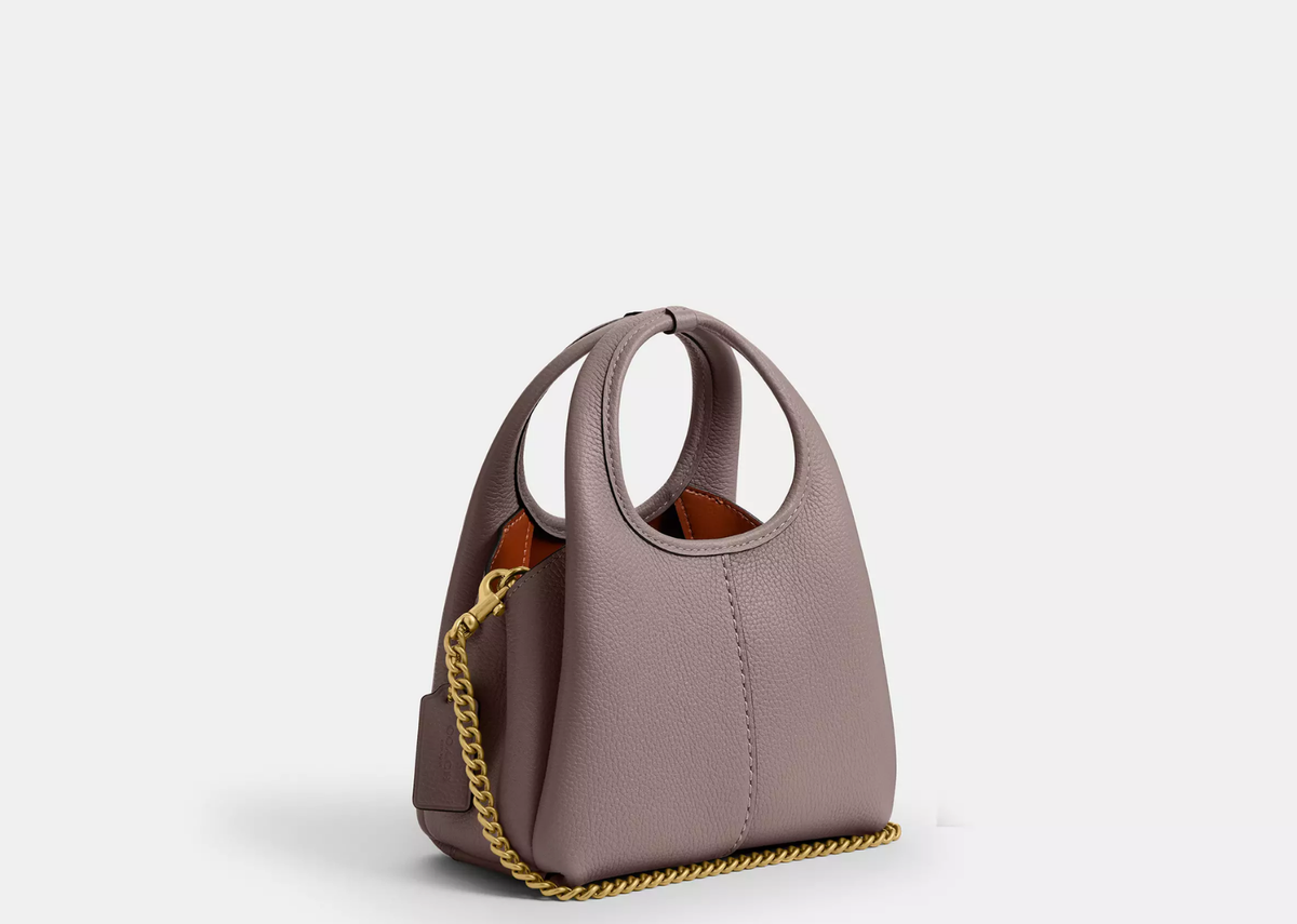 Davenzarry | Coach Lana Shoulder Bag 19 Brass/Ash | View 2